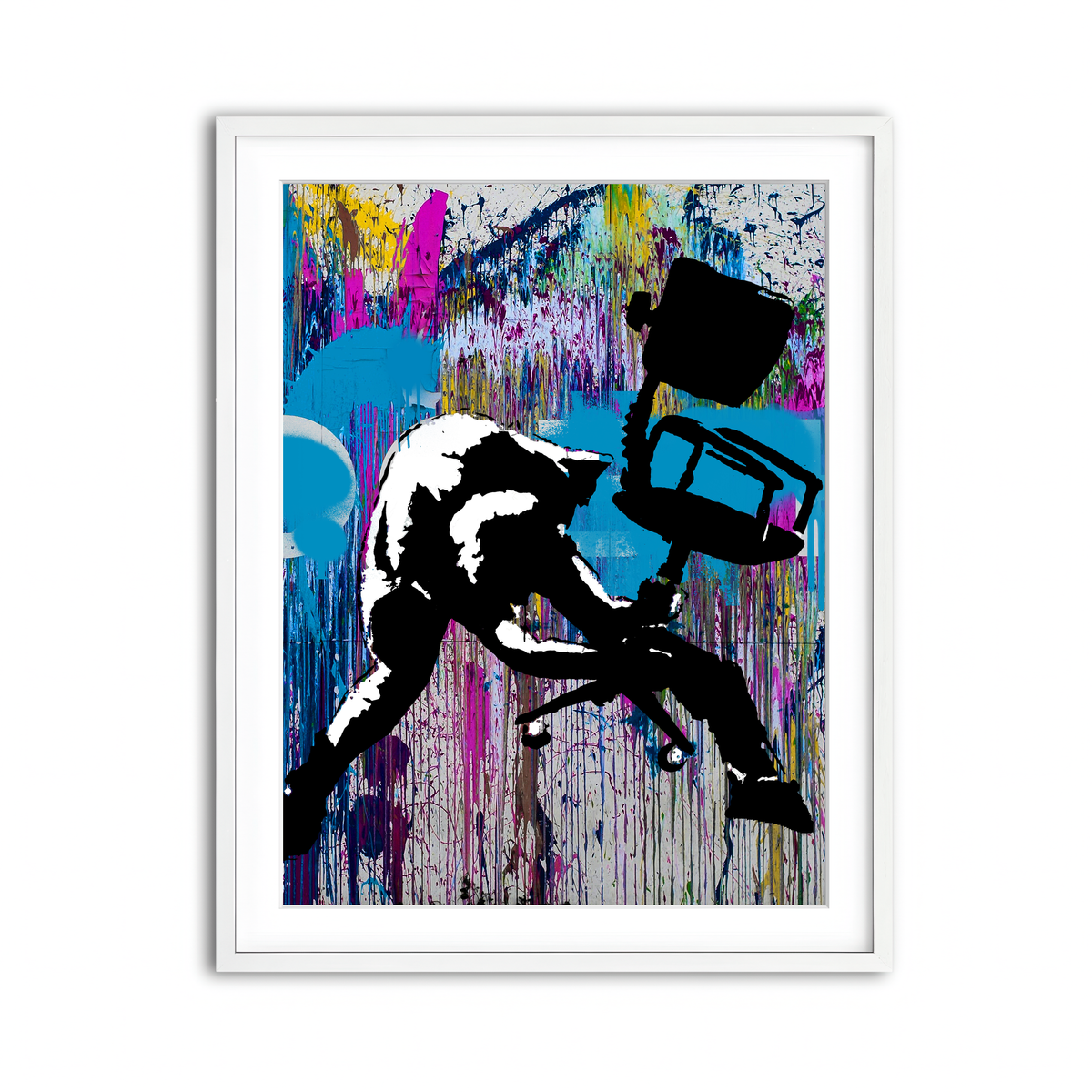 Framed Print 3x4 White