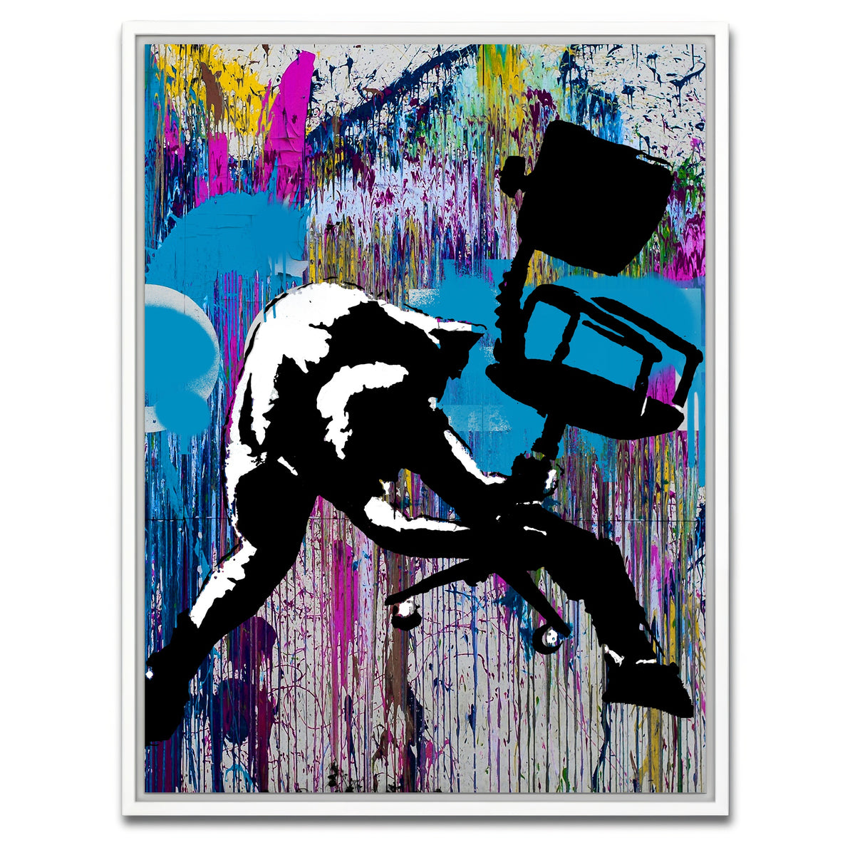 AUTO-MOCKUP WHITE | F the Office | 1 Piece | White Framed Canvas | group=3x4