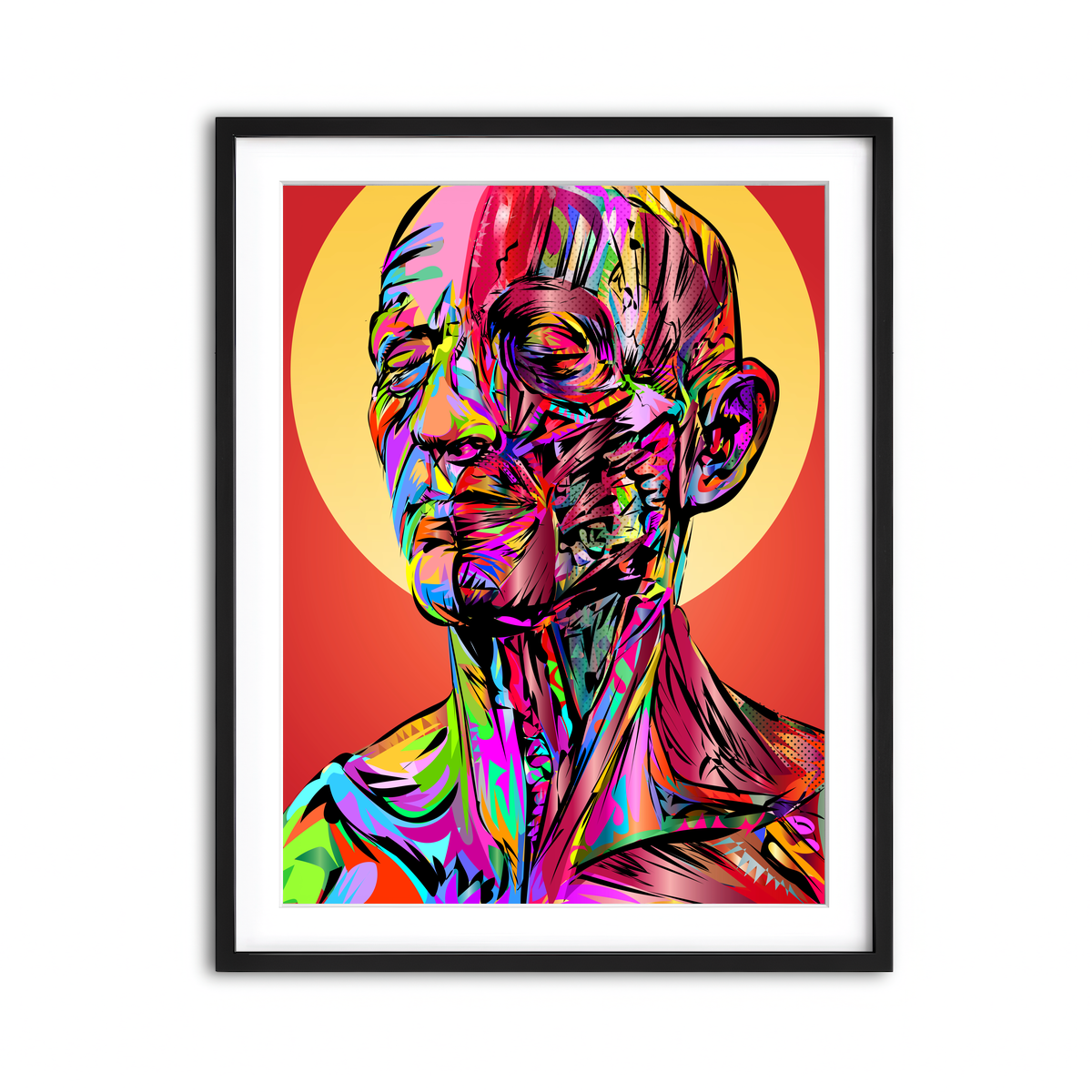 Framed Print 3x4 Black