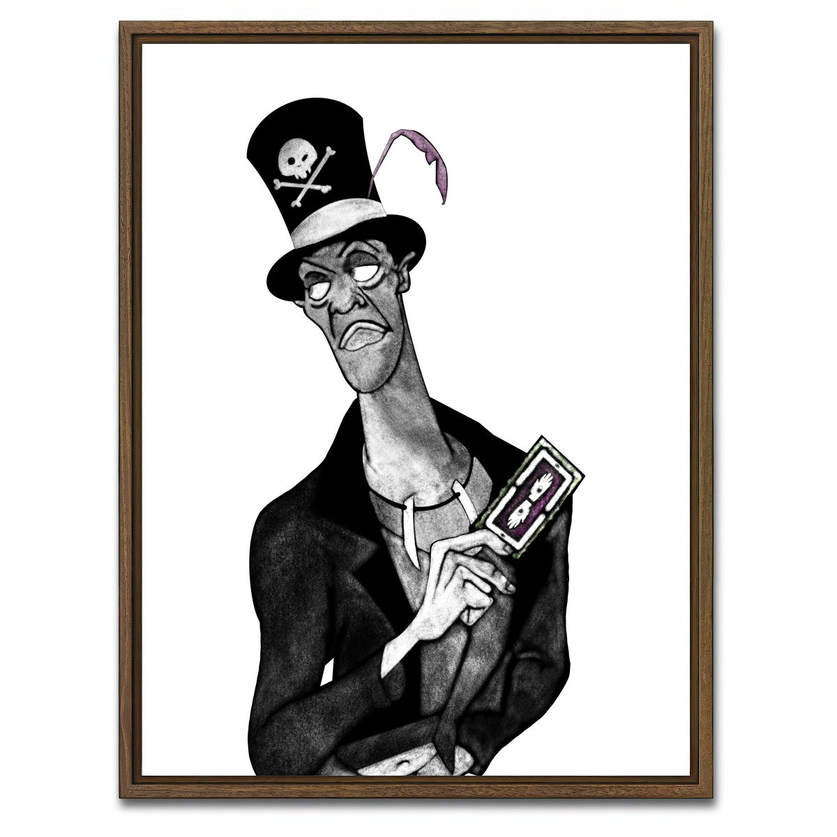 AUTO-MOCKUP WHITE | Facilier | 1 Piece | Walnut Framed Canvas | group=3x4