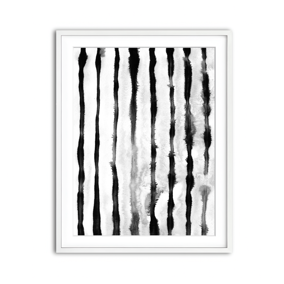 Framed Print 3x4 White