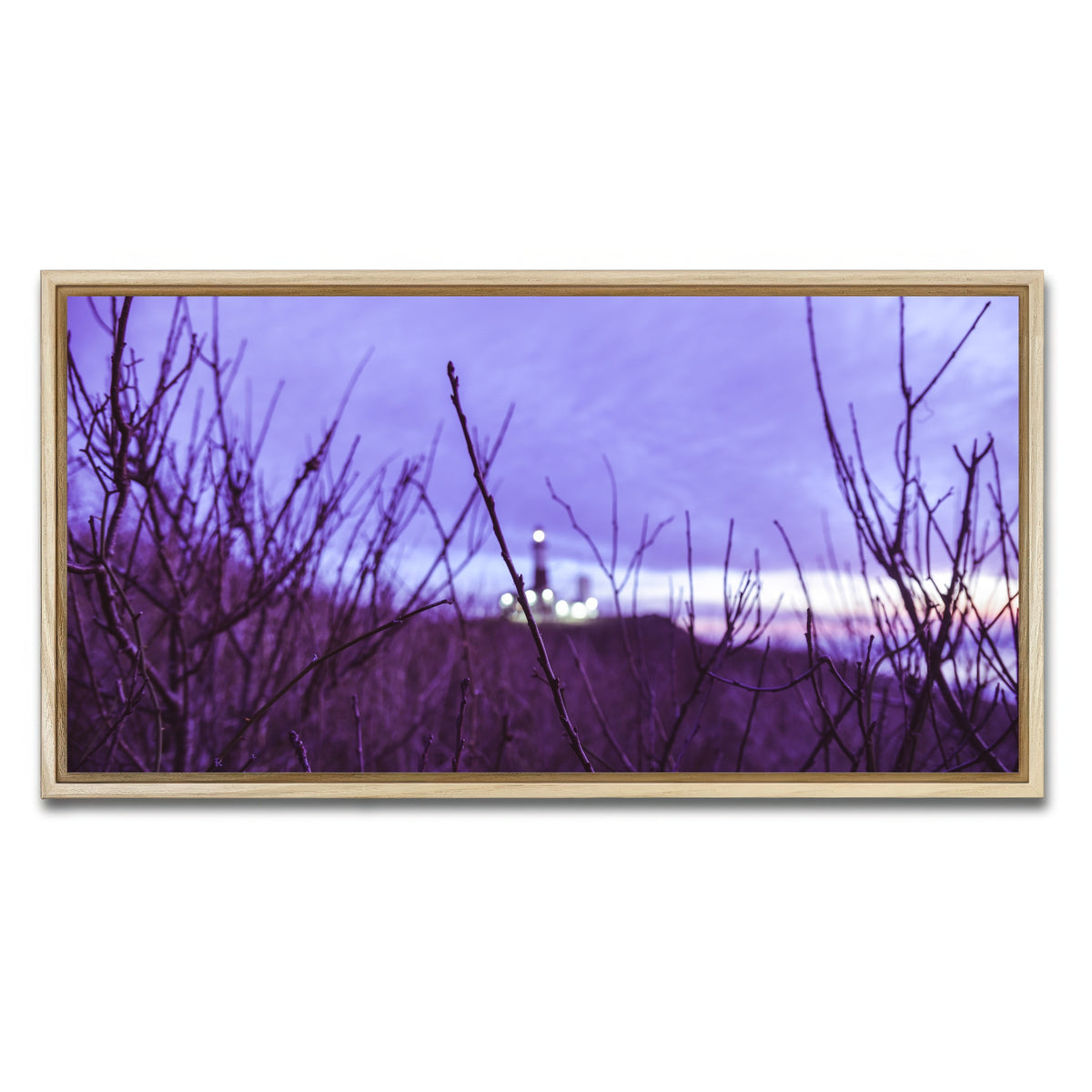 AUTO-MOCKUP WHITE | Faded Lighthouse | 1 Piece | Natural Framed Canvas | group=2x1
