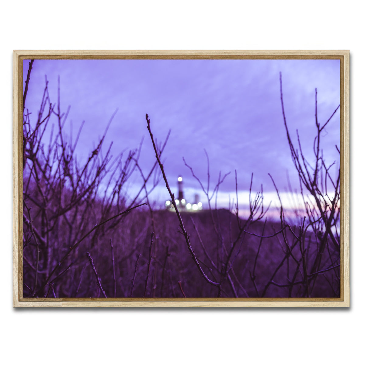 AUTO-MOCKUP WHITE | Faded Lighthouse | 1 Piece | Natural Framed Canvas | group=4x3