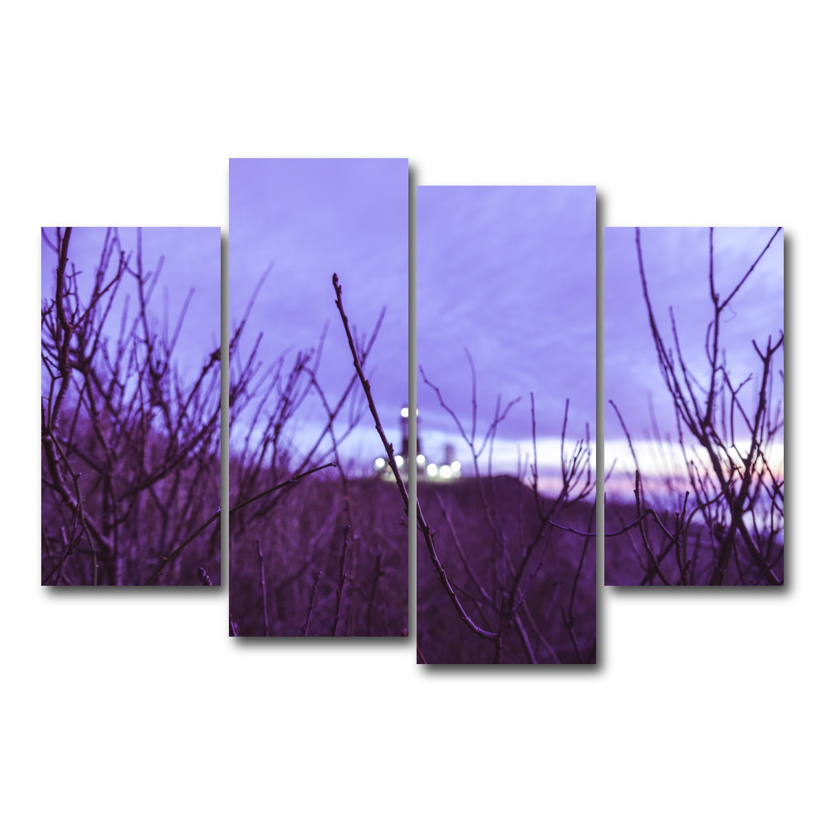 AUTO-MOCKUP WHITE | Faded Lighthouse | 4 Piece | Gallery Wrap Canvas | group=4_short
