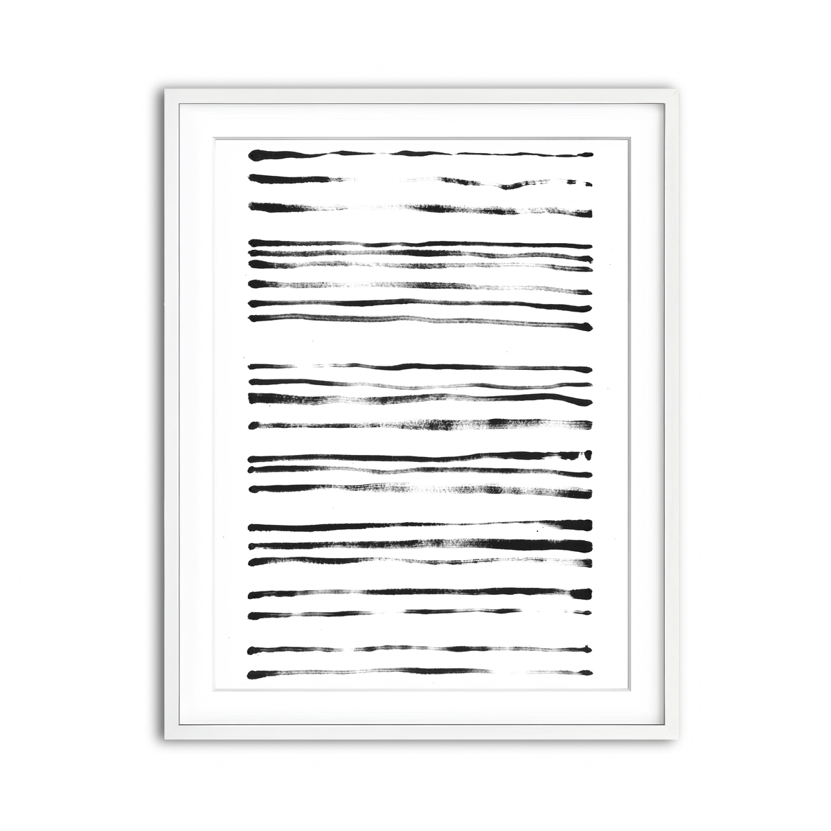 Framed Print 3x4 White