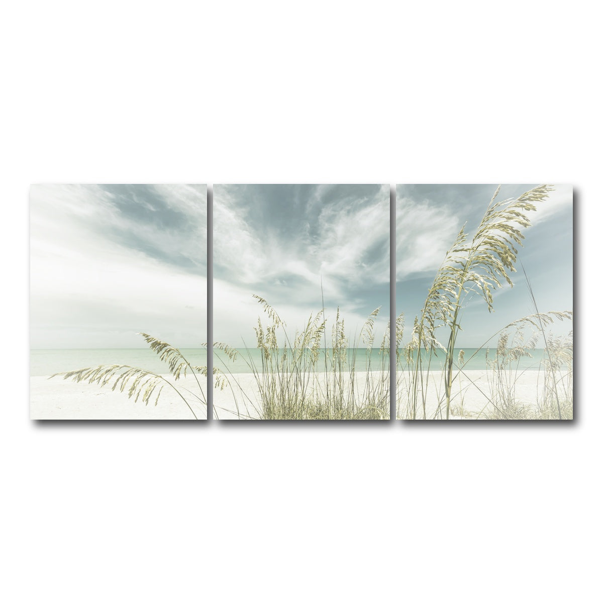 AUTO-MOCKUP WHITE | Faded calmness on the beach | 3 Piece | Gallery Wrap Canvas | group=18x24
