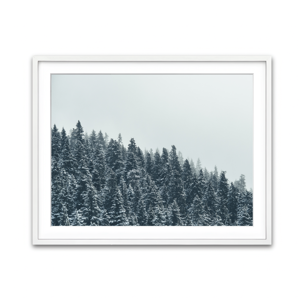 Framed Print 4x3 White