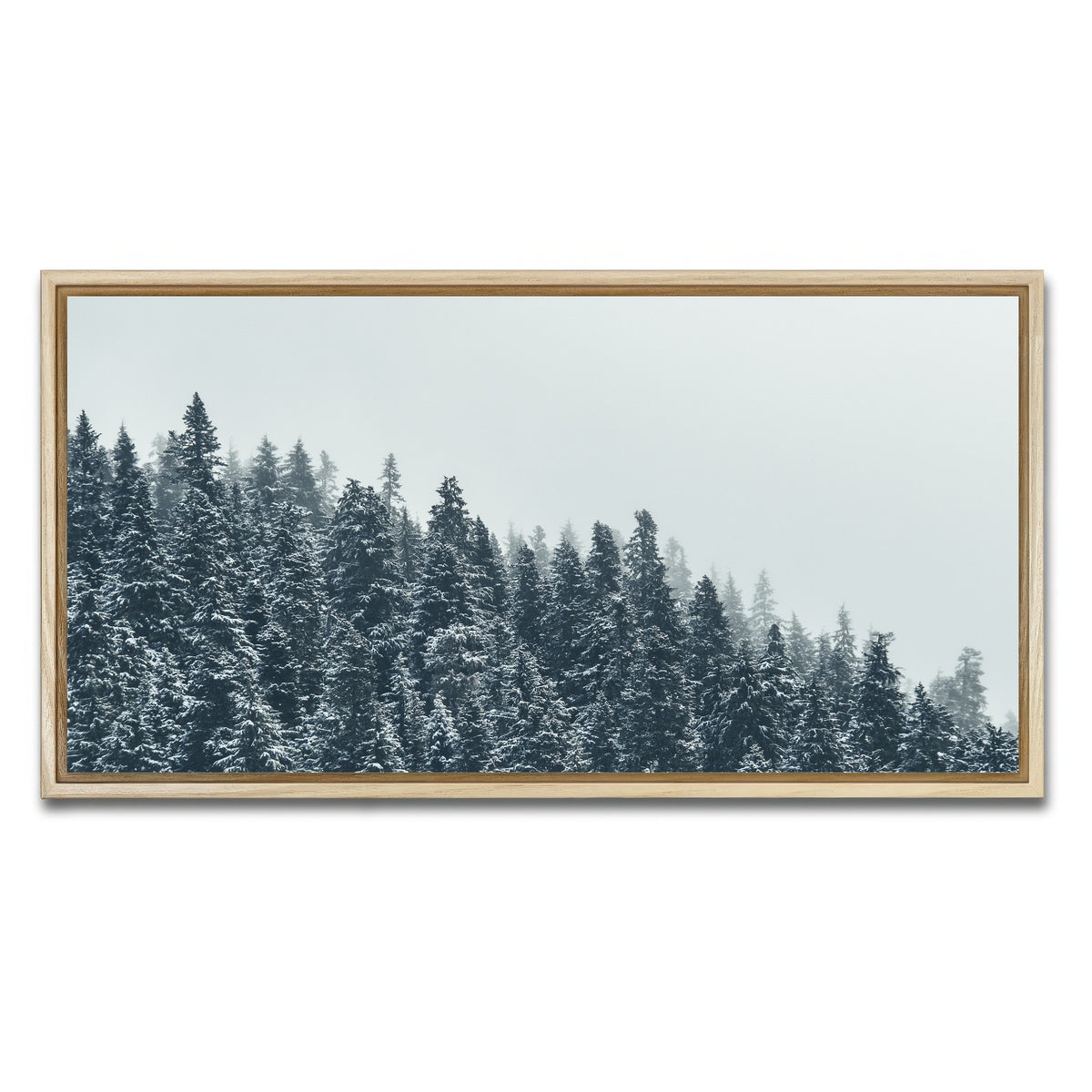 AUTO-MOCKUP WHITE | Fading Pines | 1 Piece | Natural Framed Canvas | group=2x1