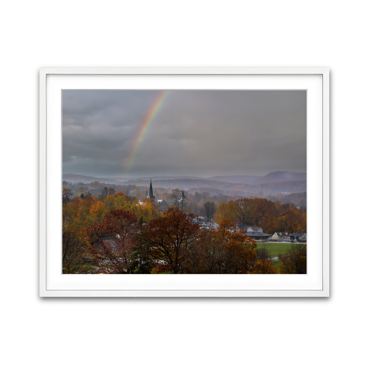Framed Print 4x3 White