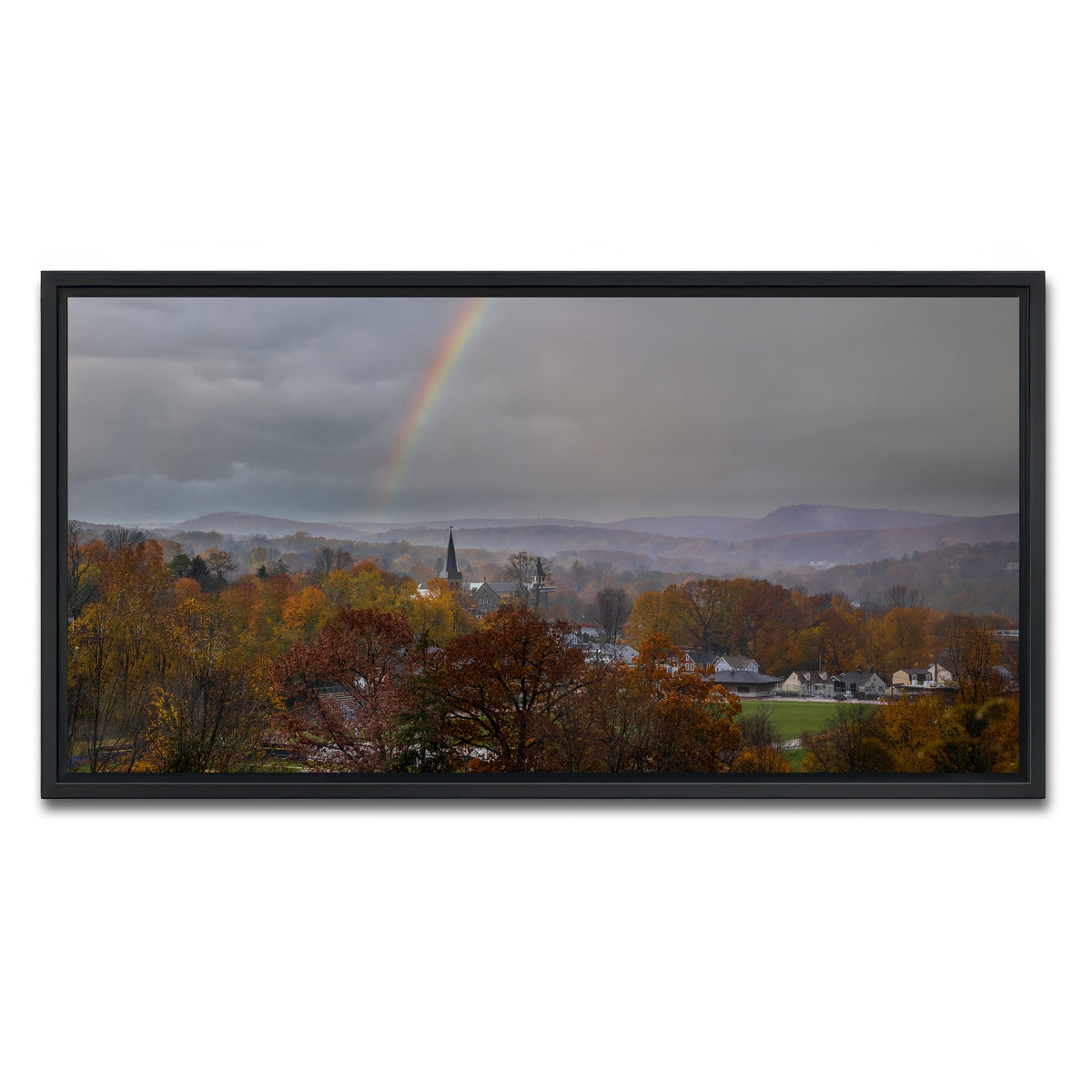 AUTO-MOCKUP WHITE | Fall Colors | 1 Piece | Black Framed Canvas | group=2x1