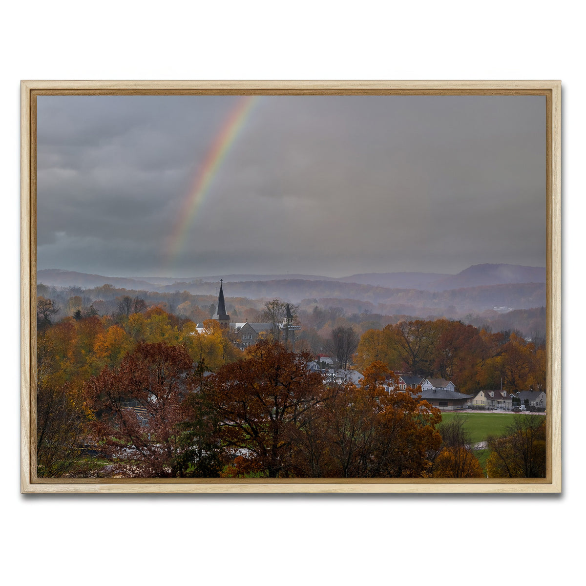 AUTO-MOCKUP WHITE | Fall Colors | 1 Piece | Natural Framed Canvas | group=4x3