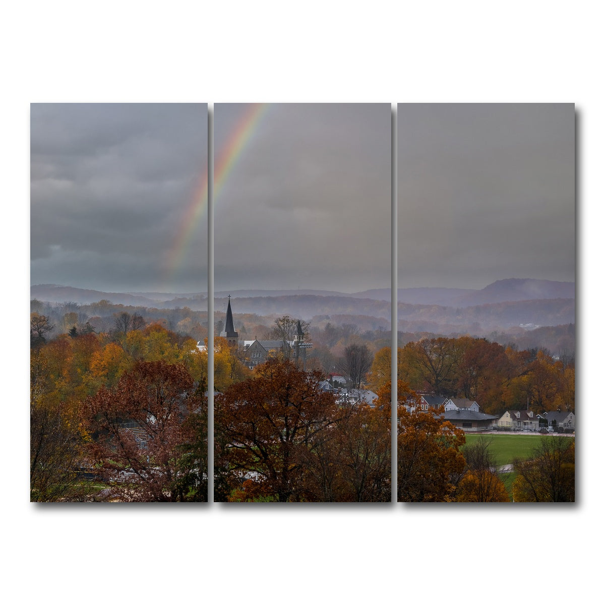 AUTO-MOCKUP WHITE | Fall Colors | 3 Piece | Gallery Wrap Canvas | group=8x18