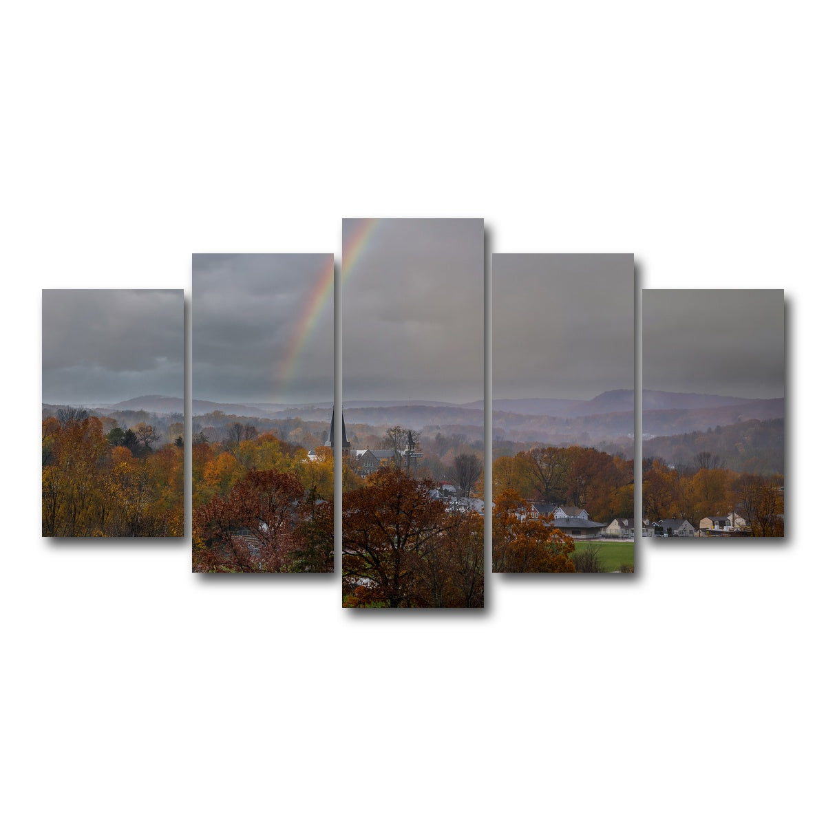 AUTO-MOCKUP WHITE | Fall Colors | 5 Piece | Gallery Wrap Canvas | group=5_normal