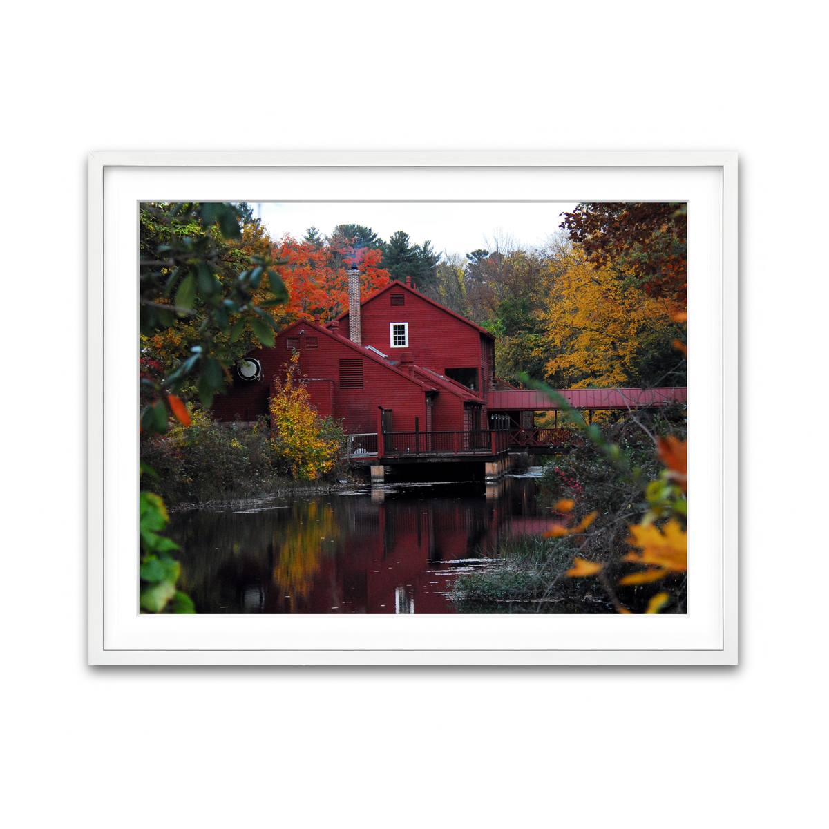 Framed Print 4x3 White