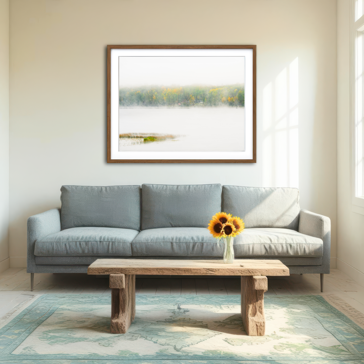 AUTO-MOCKUP ROOM | Fall Colors in Northern BC 2 Wall Art