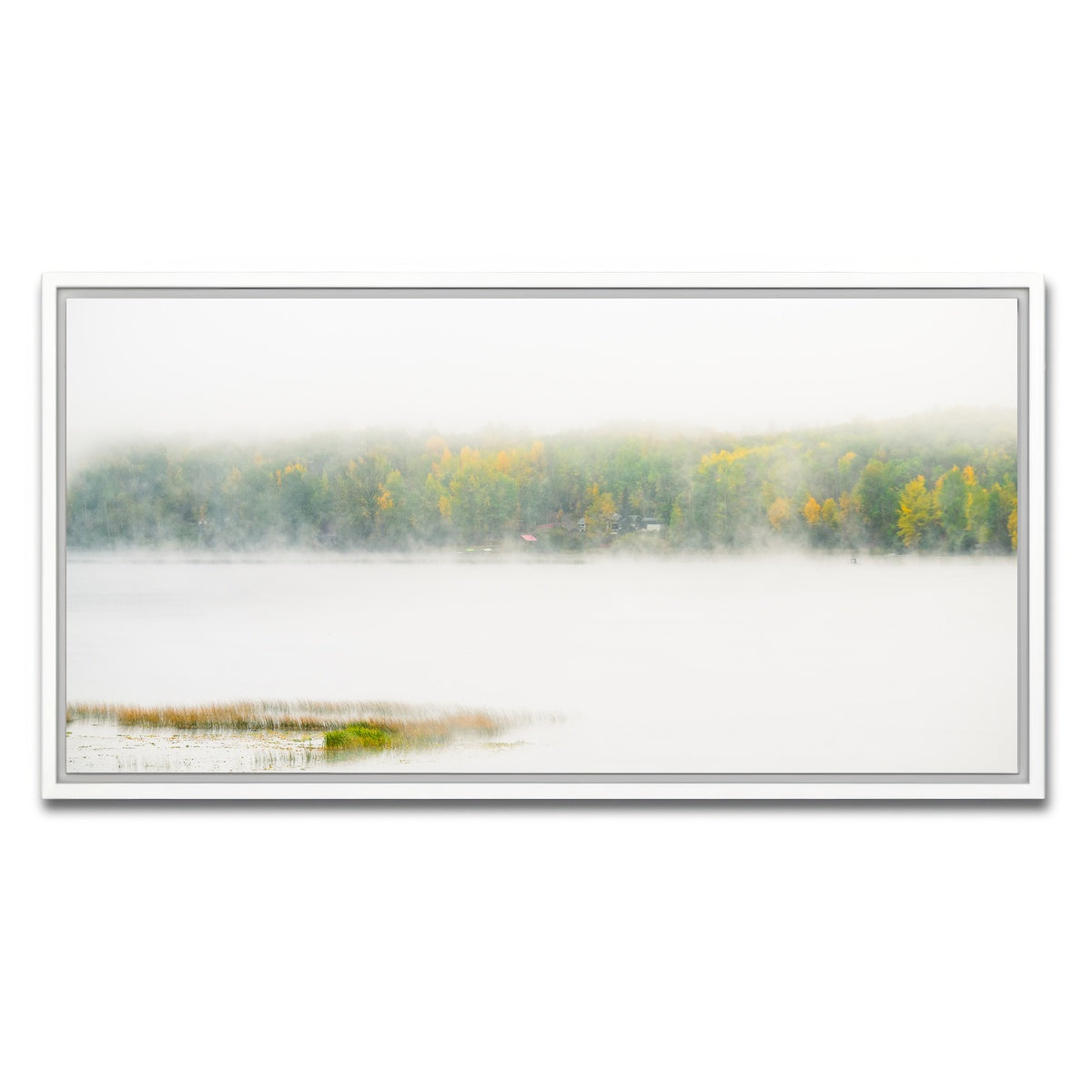 AUTO-MOCKUP WHITE | Fall Colors in Northern BC 2 | 1 Piece | White Framed Canvas | group=2x1