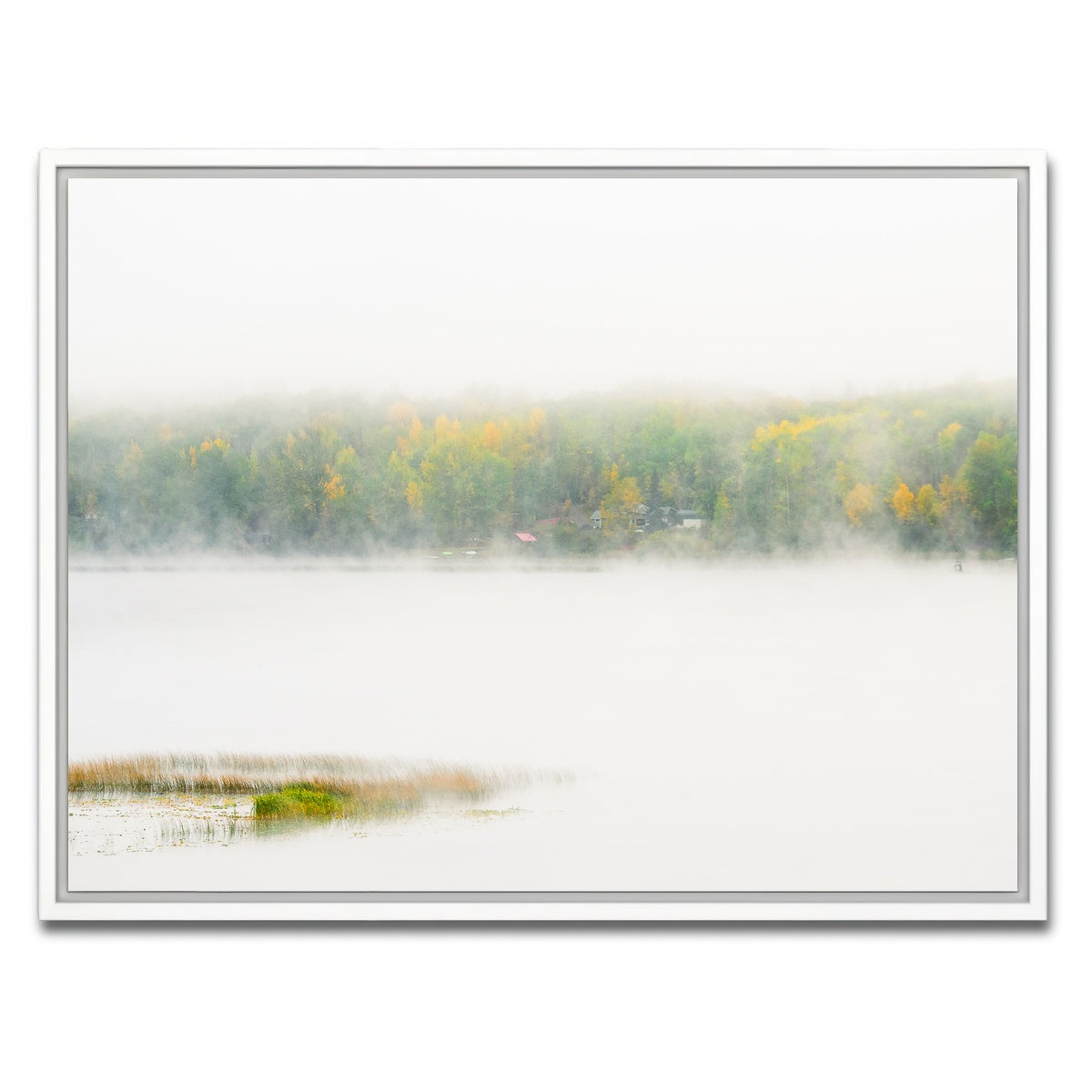 AUTO-MOCKUP WHITE | Fall Colors in Northern BC 2 | 1 Piece | White Framed Canvas | group=4x3