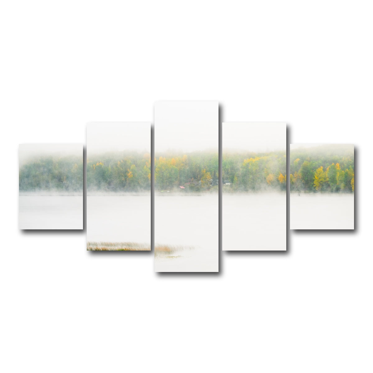 AUTO-MOCKUP WHITE | Fall Colors in Northern BC 2 | 5 Piece | Gallery Wrap Canvas | group=5_short