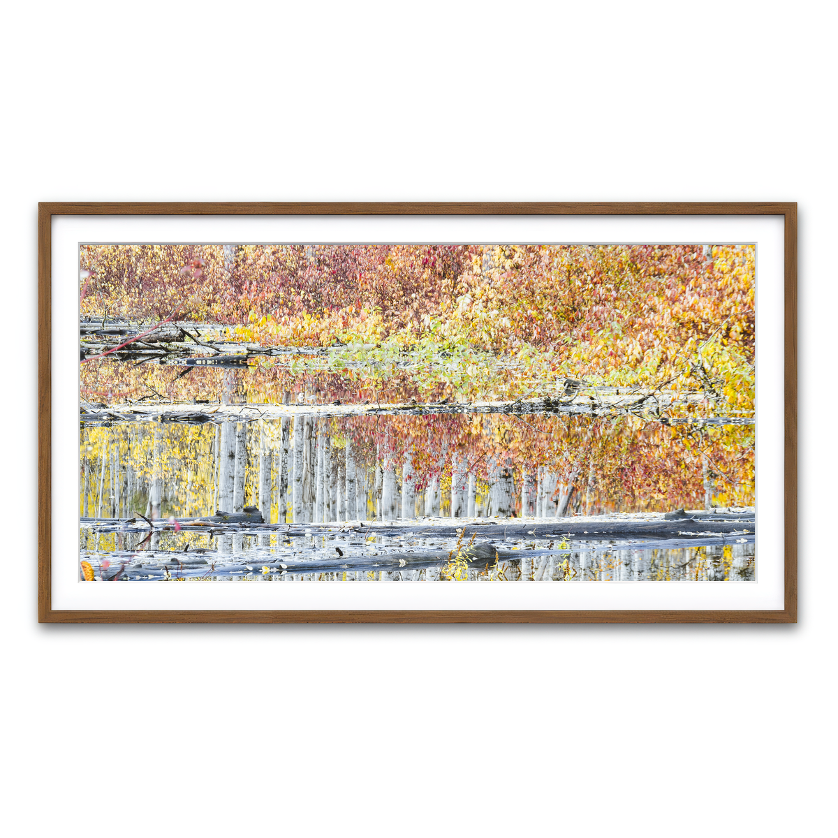 Framed Print 2x1 Walnut