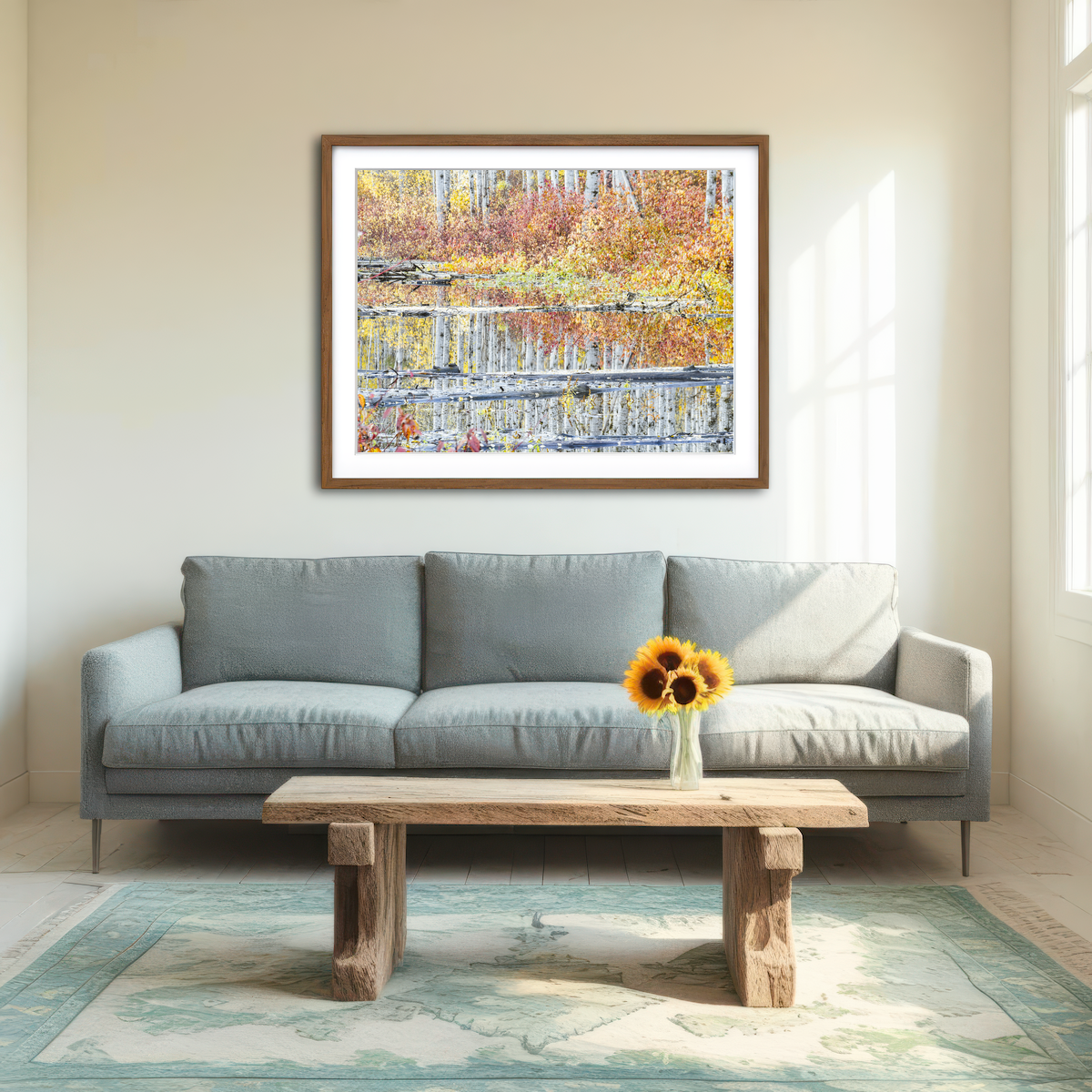 AUTO-MOCKUP ROOM | Fall Colors in Northern BC 5 Wall Art