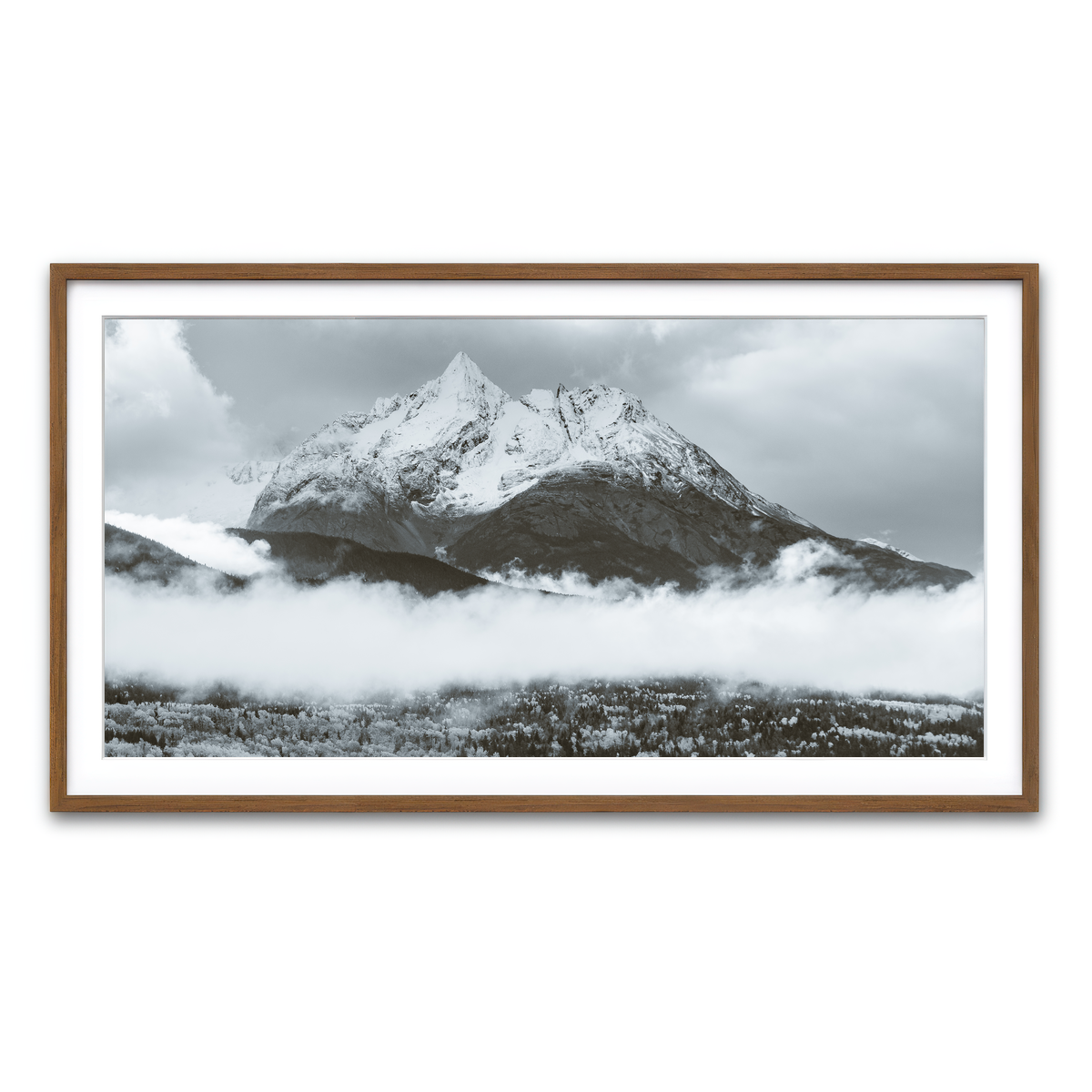 Framed Print 2x1 Walnut