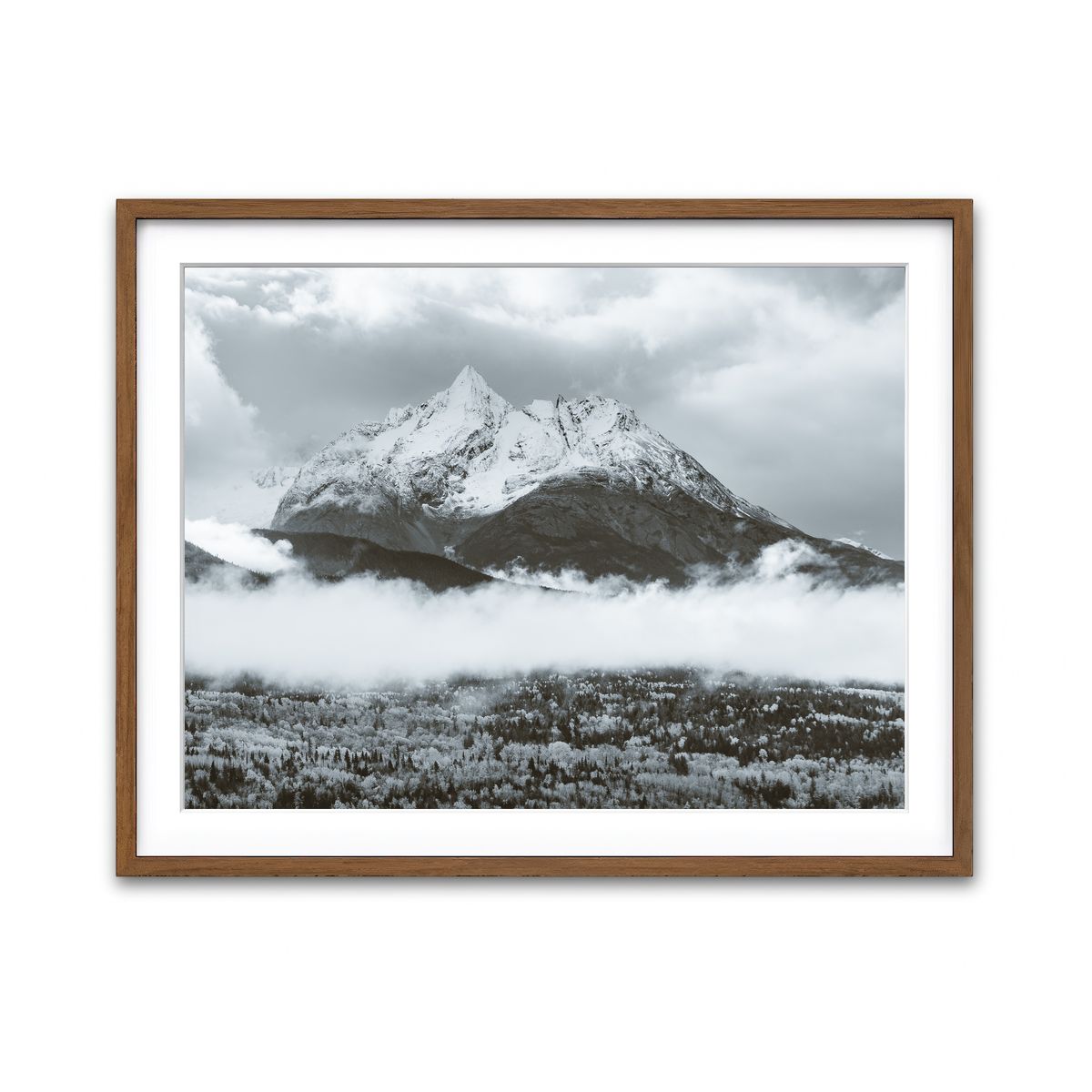Framed Print 4x3 Walnut