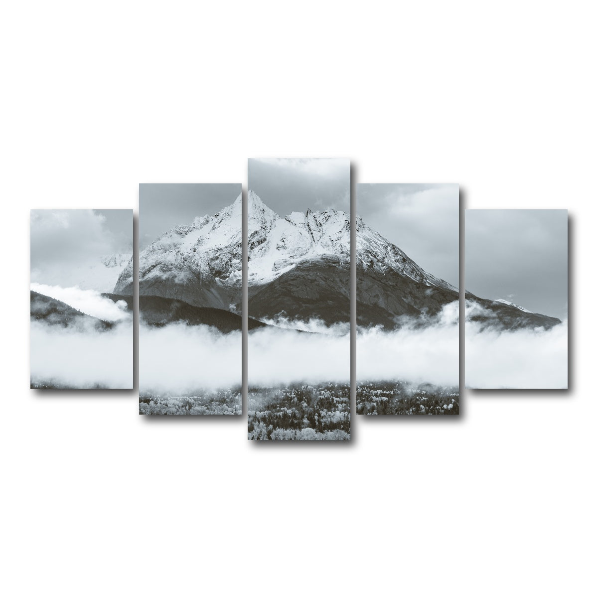 AUTO-MOCKUP WHITE | Fall Colors in Northern BC 7 | 5 Piece | Gallery Wrap Canvas | group=5_normal