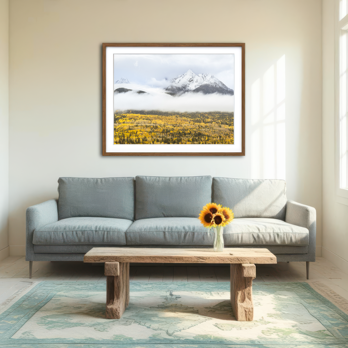 AUTO-MOCKUP ROOM | Fall Colors in Northern BC 8 Wall Art