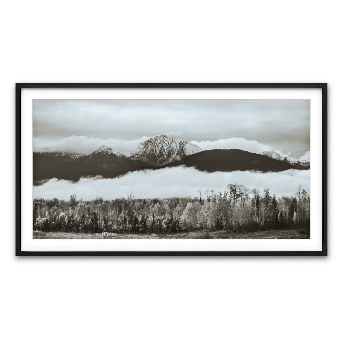 Framed Print 2x1 Black