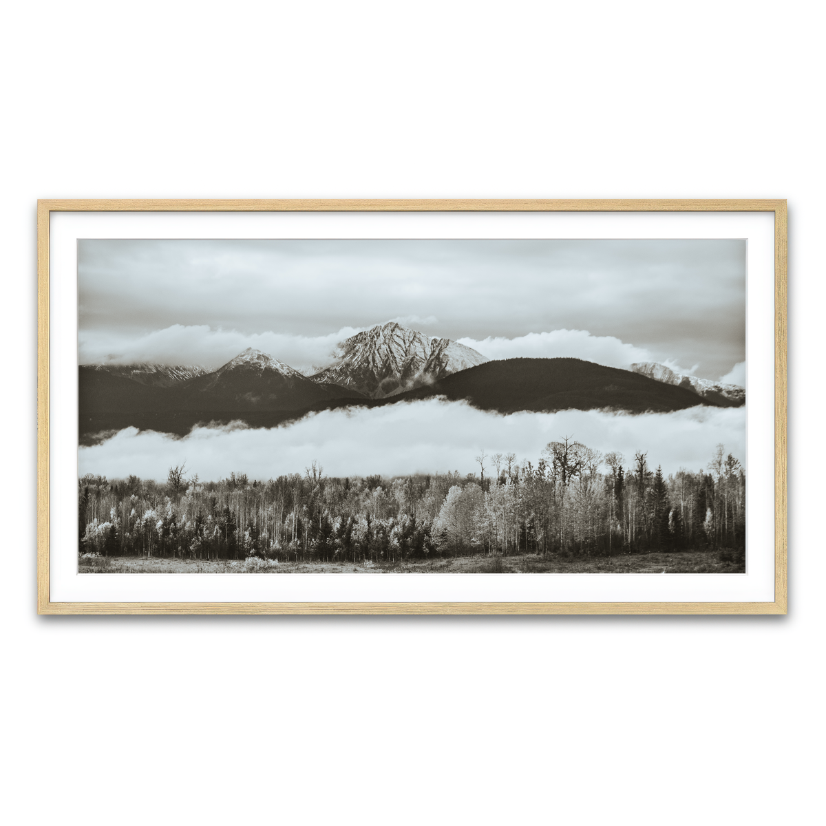 Framed Print 2x1 Natural