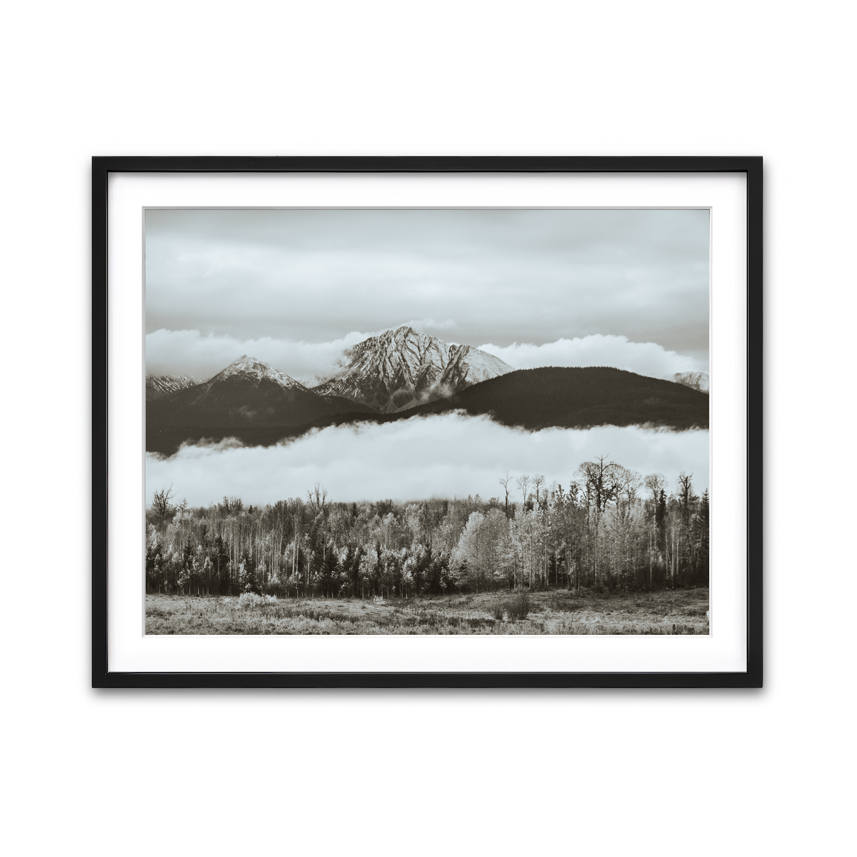 Framed Print 4x3 Black