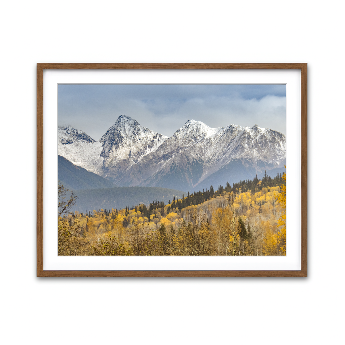 Framed Print 4x3 Walnut