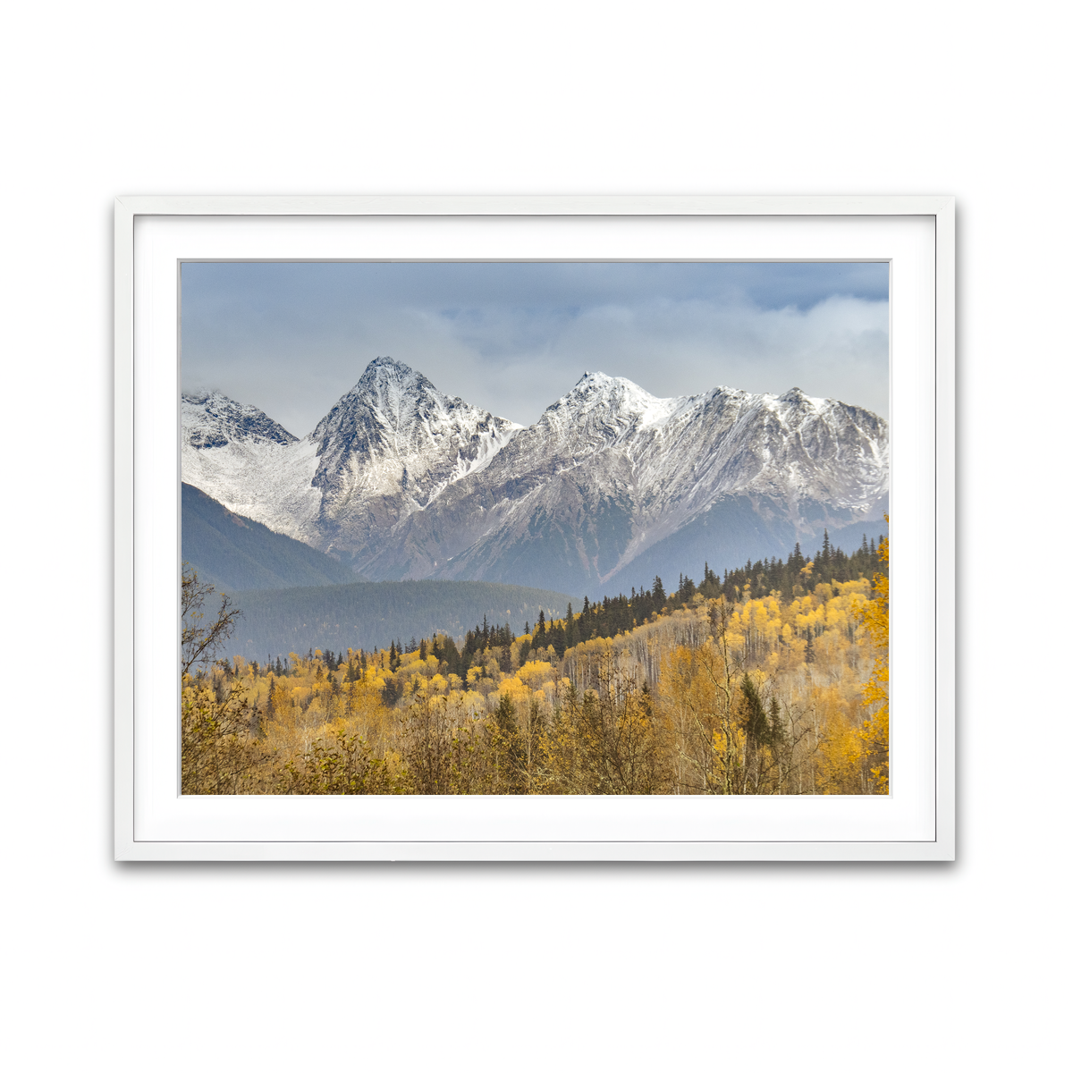Framed Print 4x3 White