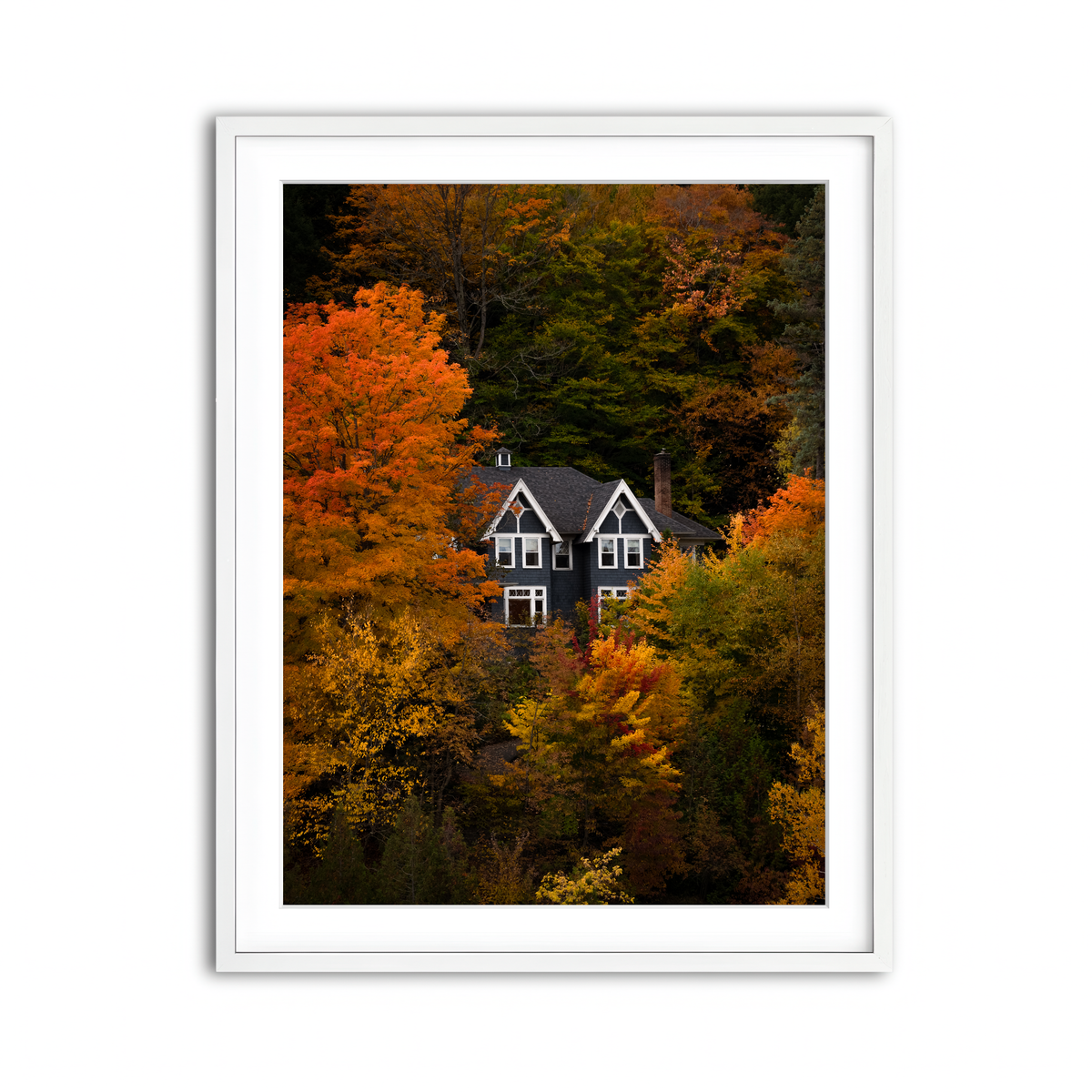 Framed Print 3x4 White