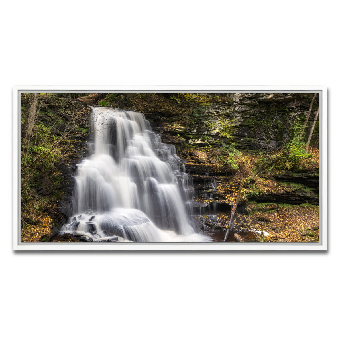 AUTO-MOCKUP WHITE | Fall Glitter | 1 Piece | White Framed Canvas | group=2x1