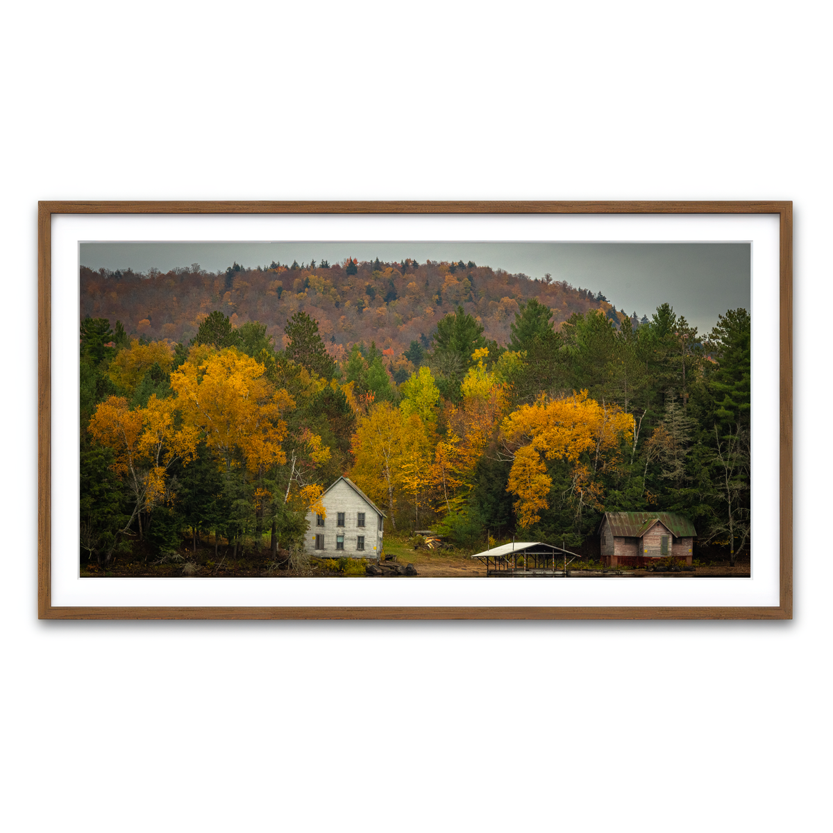 Framed Print 2x1 Walnut