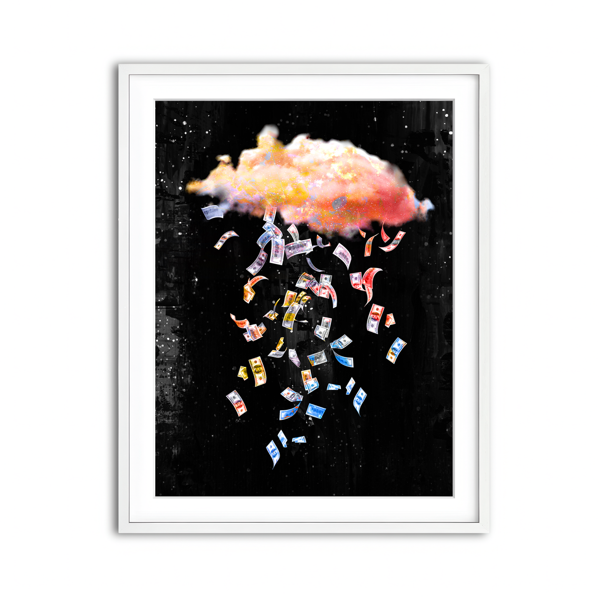 Framed Print 3x4 White