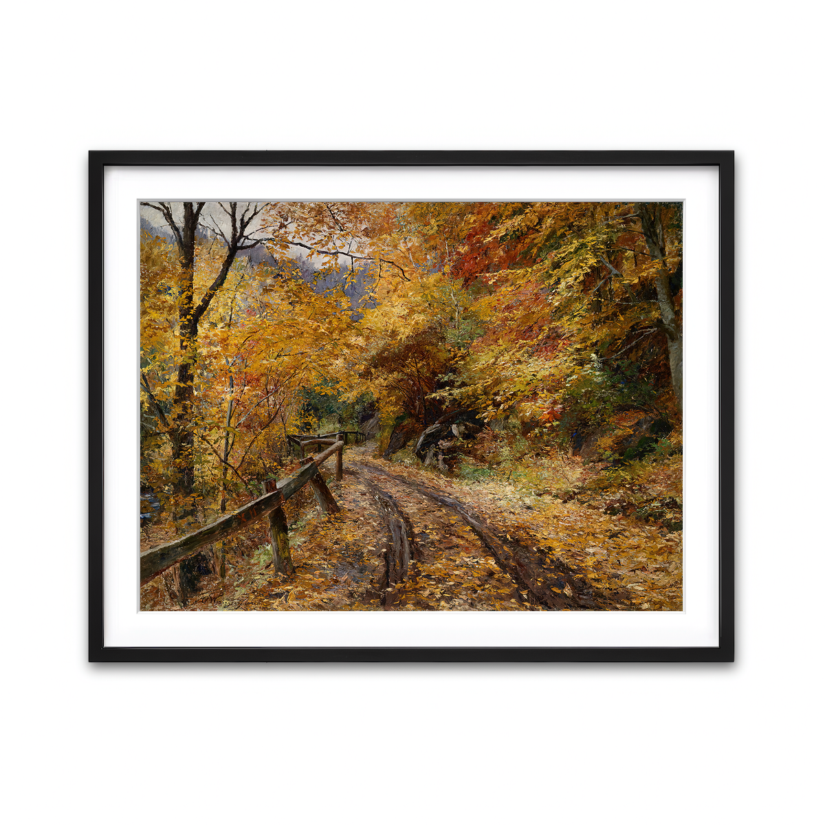 Framed Print 4x3 Black