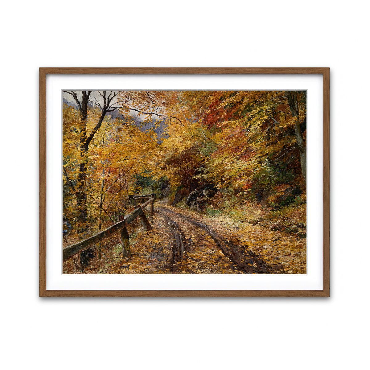 Framed Print 4x3 Walnut