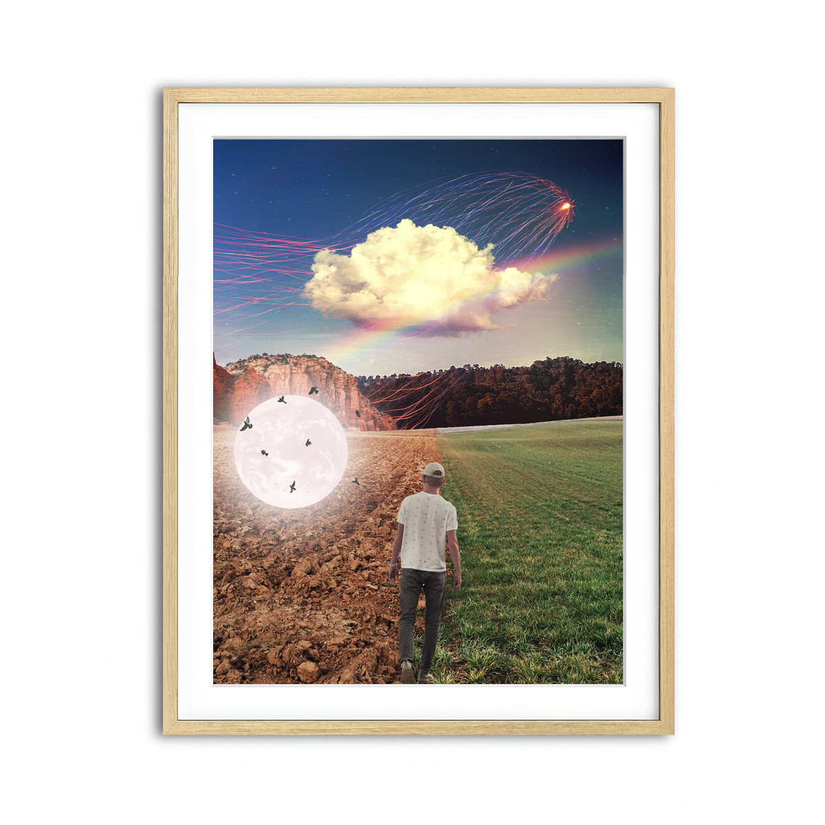 Framed Print 3x4 Natural