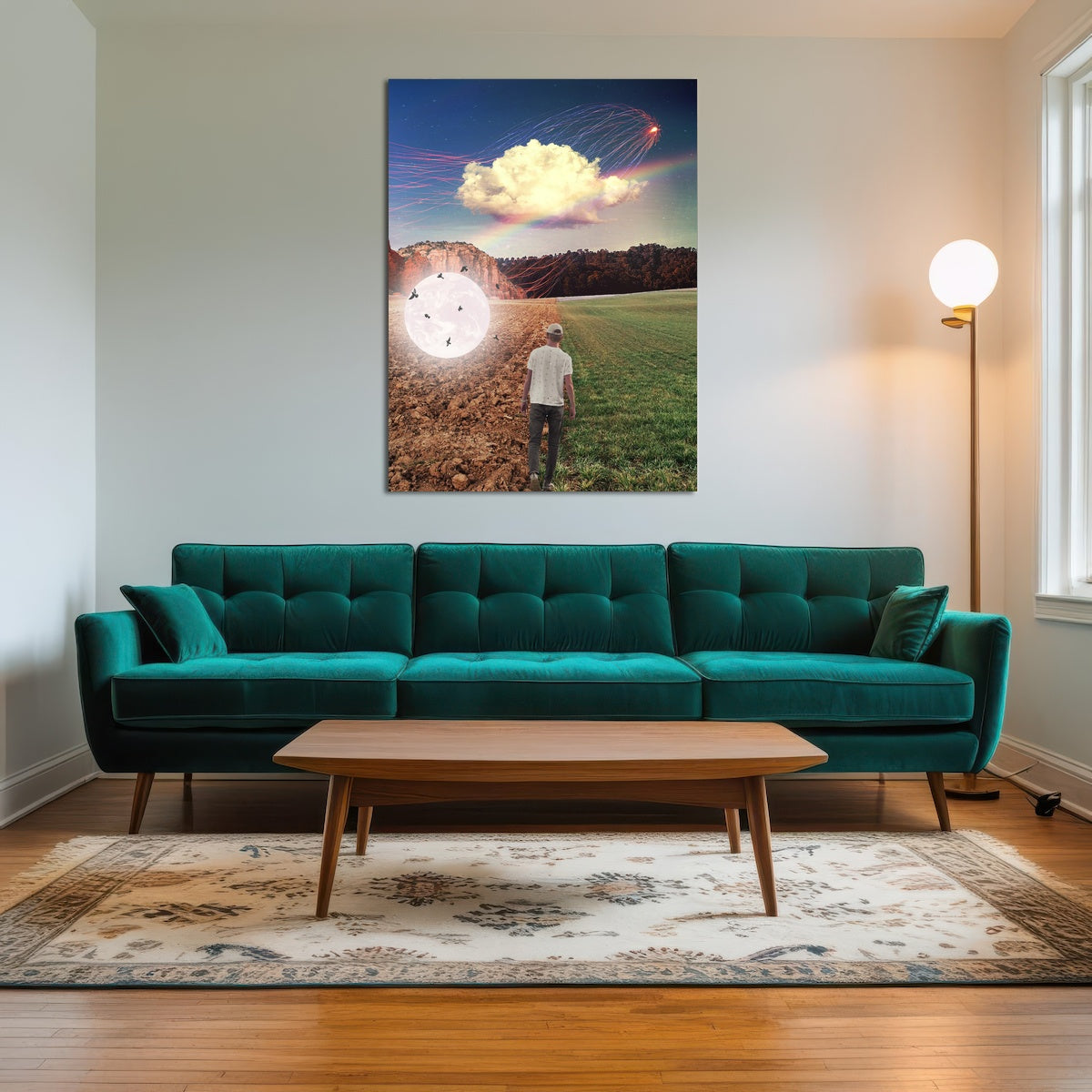 AUTO-MOCKUP ROOM | Falling Moon Birds