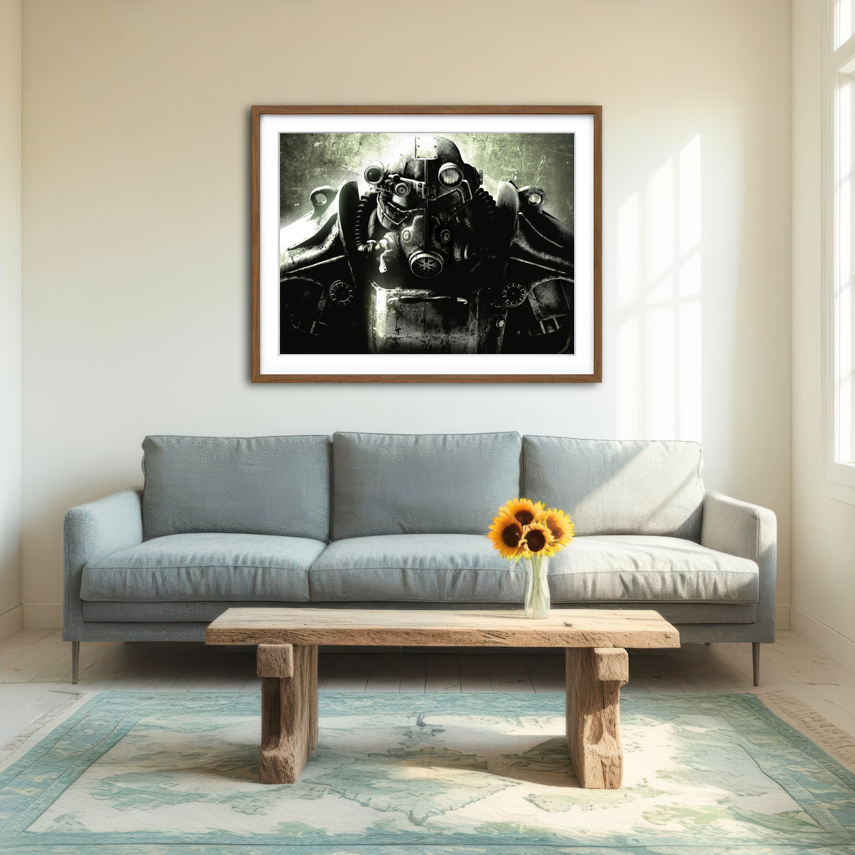 AUTO-MOCKUP ROOM | Fallout T60 Wall Art