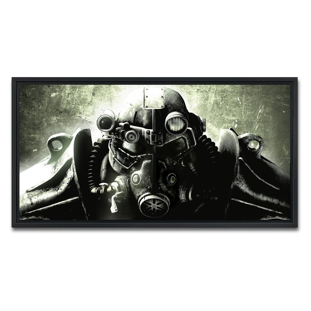 AUTO-MOCKUP WHITE | Fallout T60 | 1 Piece | Black Framed Canvas | group=2x1