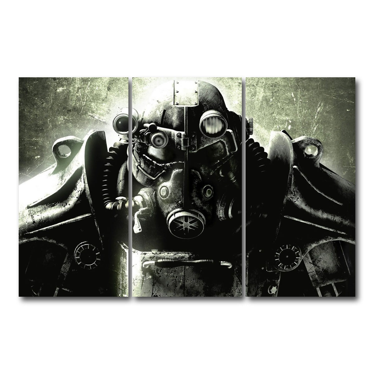 AUTO-MOCKUP WHITE | Fallout T60 | 3 Piece | Gallery Wrap Canvas | group=12x24