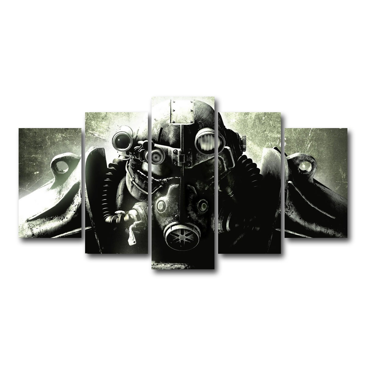 AUTO-MOCKUP WHITE | Fallout T60 | 5 Piece | Gallery Wrap Canvas | group=5_normal