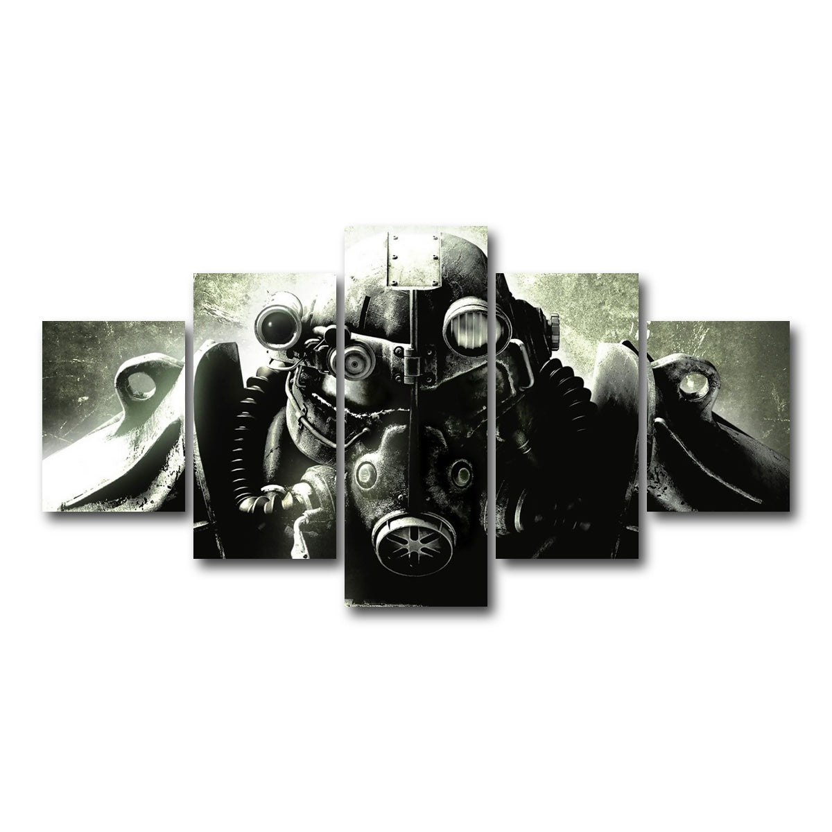 AUTO-MOCKUP WHITE | Fallout T60 | 5 Piece | Gallery Wrap Canvas | group=5_short