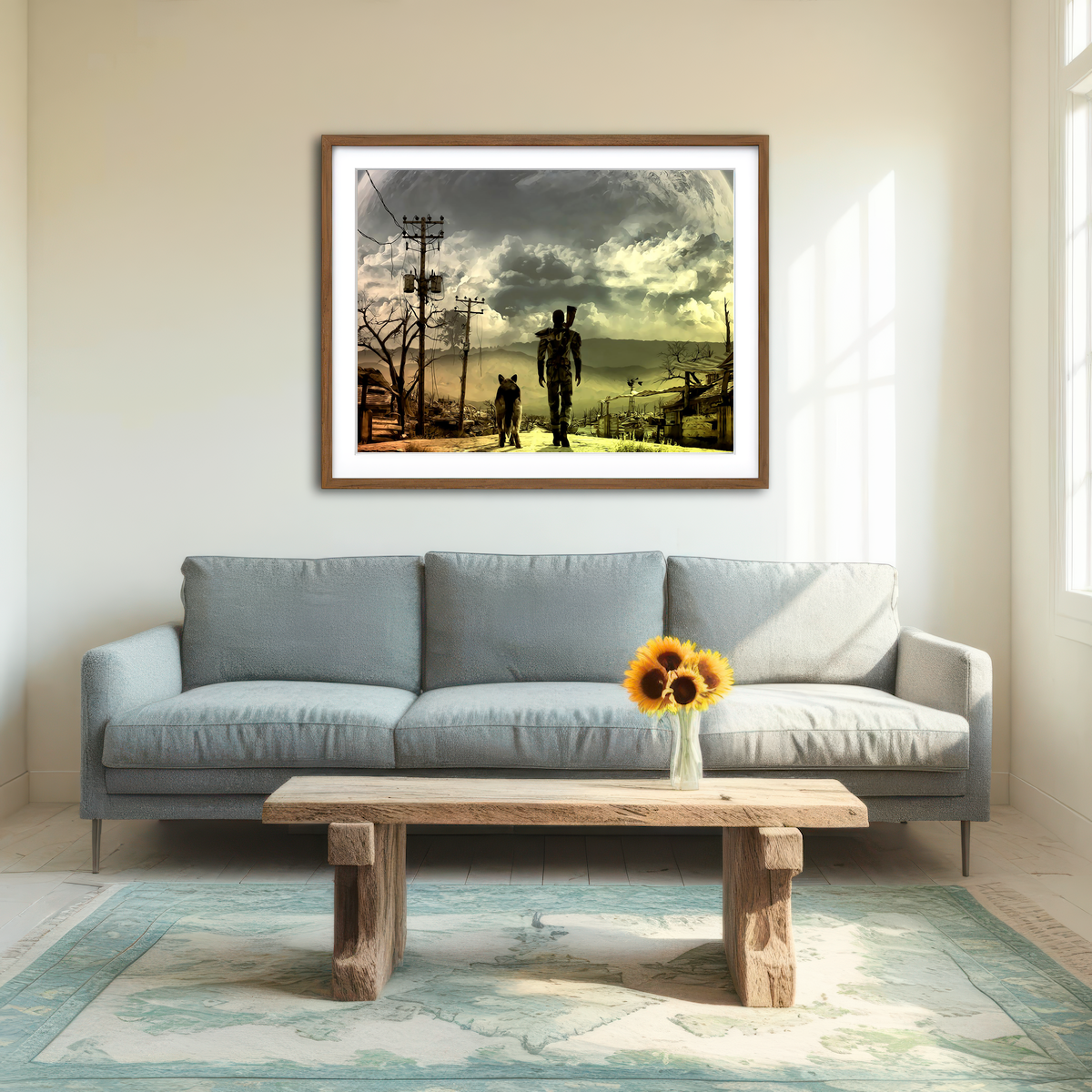 AUTO-MOCKUP ROOM | Fallout Wall Art