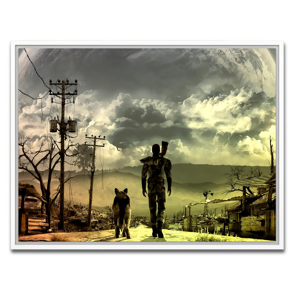 AUTO-MOCKUP WHITE | Fallout | 1 Piece | White Framed Canvas | group=4x3