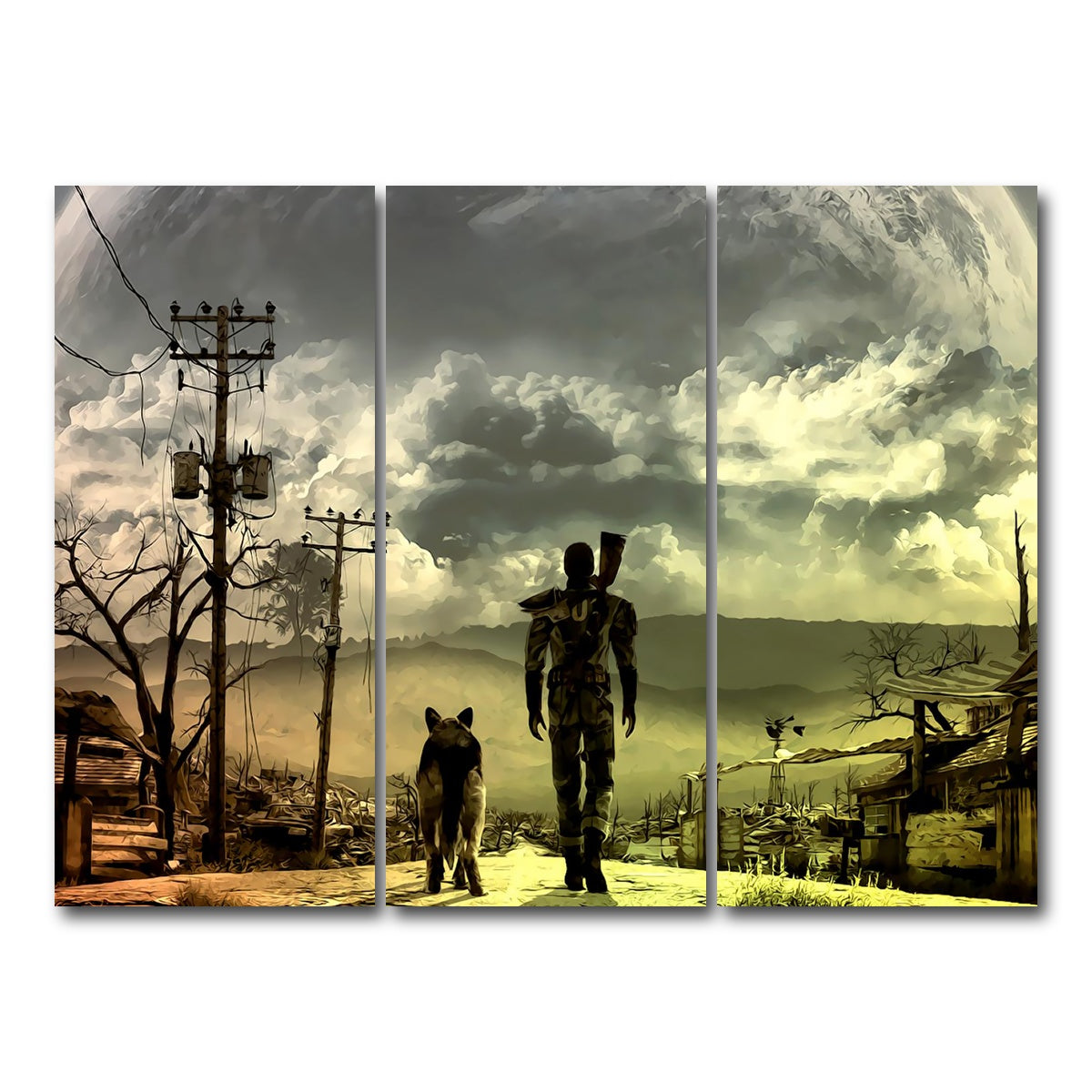 AUTO-MOCKUP WHITE | Fallout | 3 Piece | Gallery Wrap Canvas | group=8x18