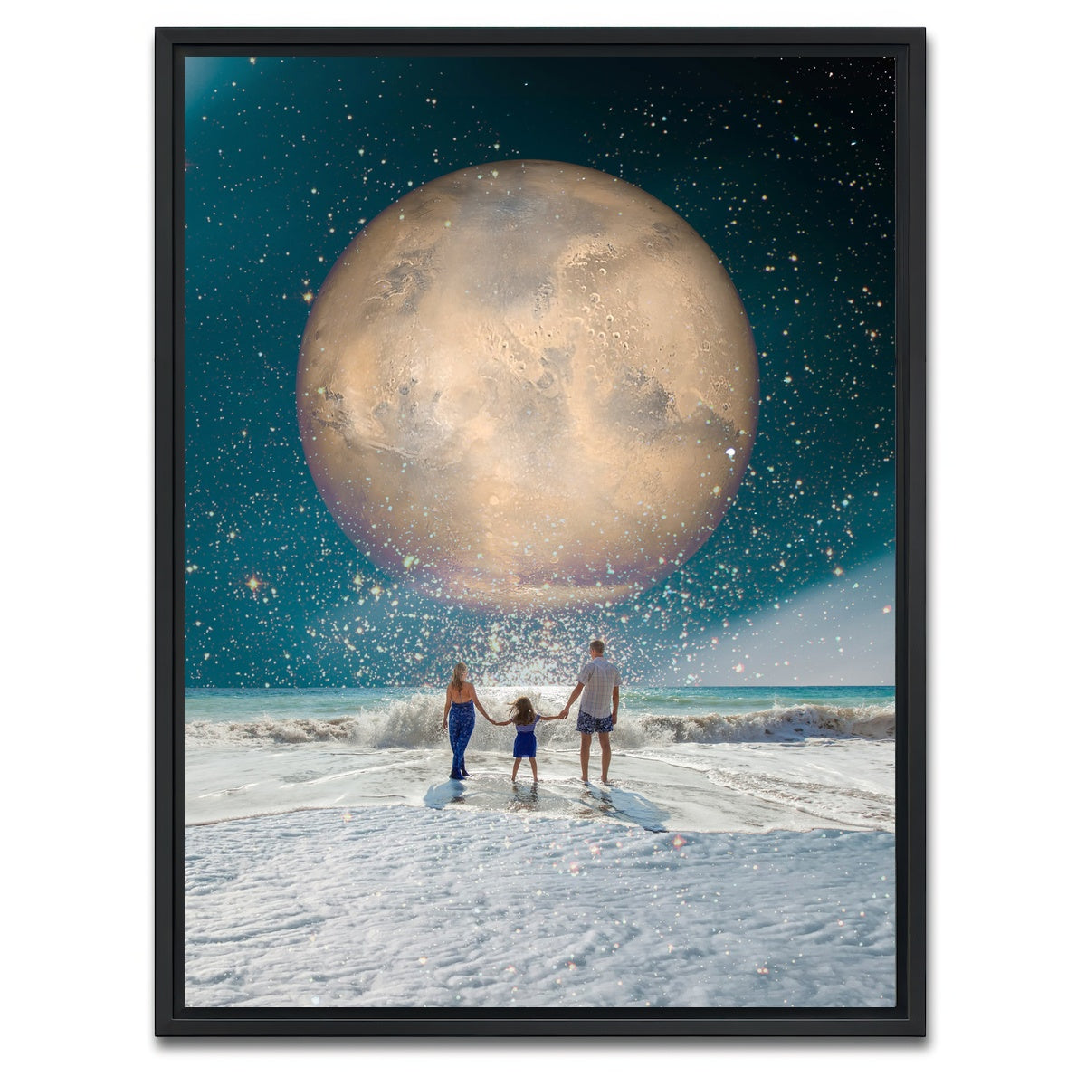 AUTO-MOCKUP WHITE | Family | 1 Piece | Black Framed Canvas | group=3x4